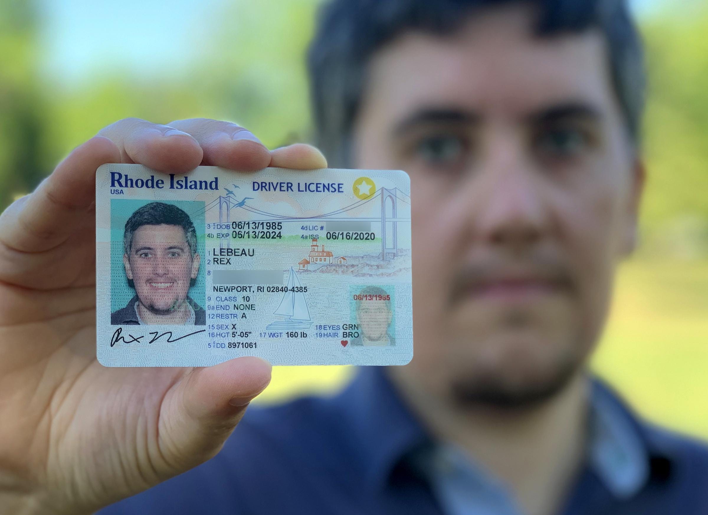 Rhode Island State Id Card